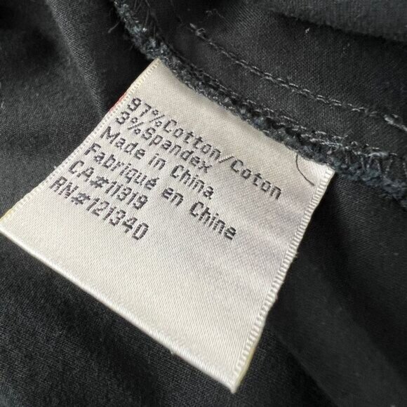 Dynamite Women's Medium Y2K Black High Waisted Knee Length Tennis Skirt Lounge - Picture 6 of 10